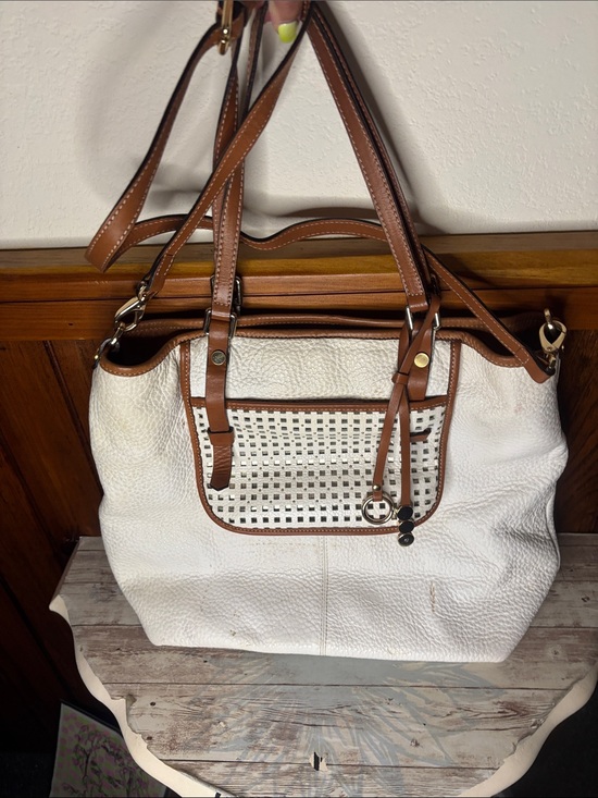 A. Bellucci Handbags - Asia Bellucci white genuine leather satchel